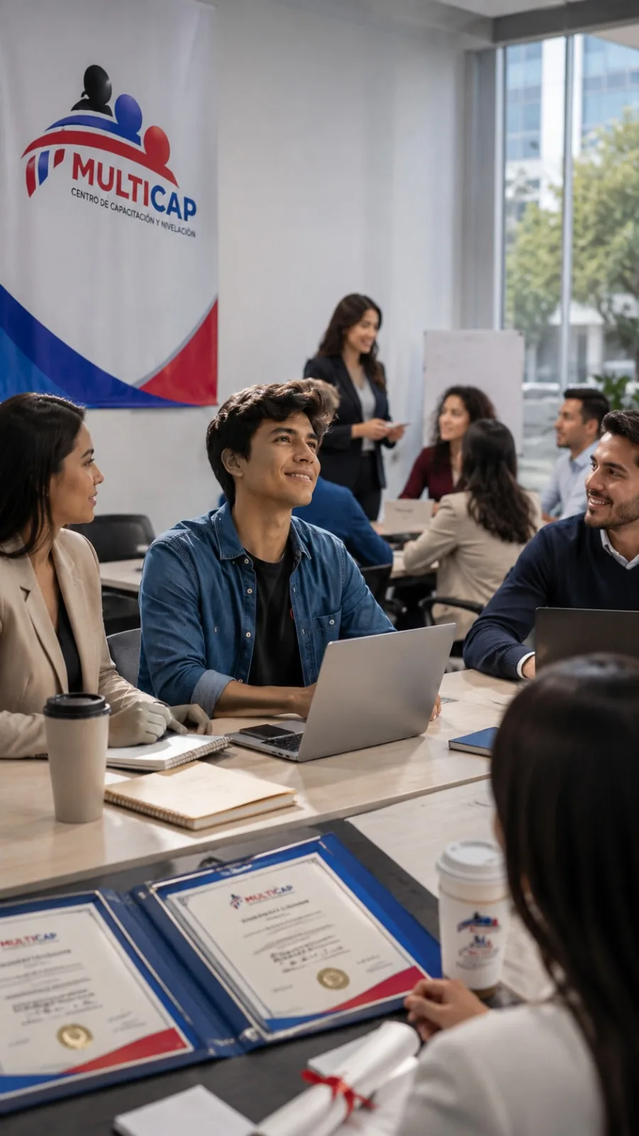 Participantes de MULTICAP en una sesión de formación continua